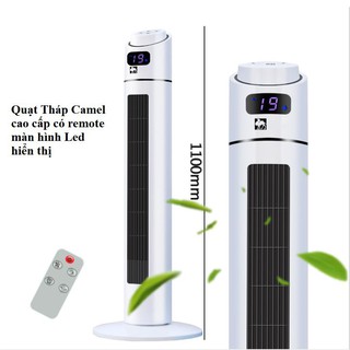 Quạt cây điều khiển từ xa cao cấp dạng tháp đứng Camel