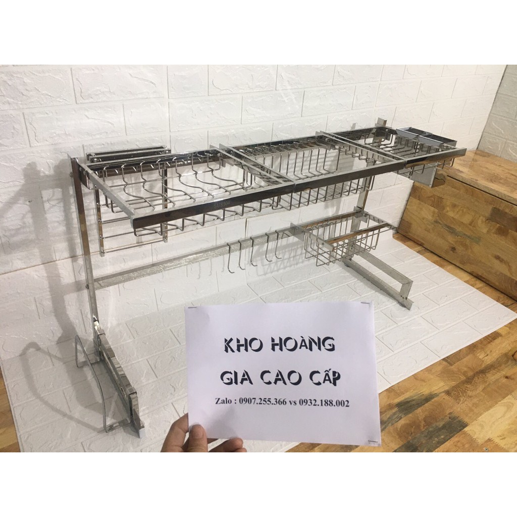 Kệ úp chén bát inox 304 không han gỉ, Gía để bát, Khay úp bát trên bồn rửa thông minh chống han gỉ