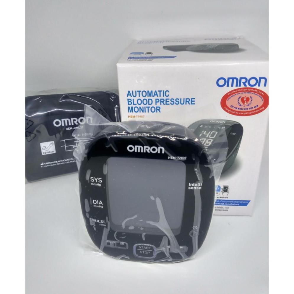 [JAPAN] Máy đo huyết áp bắp tay OMRON HEM 7280T Kết Nối Bluetooth(Bảo hành 5 năm)