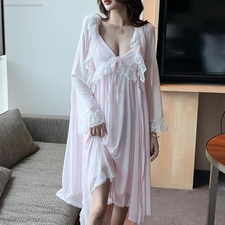đồ ngủ Lụa Phối Ren Gợi Cảm Cho Nữ 1