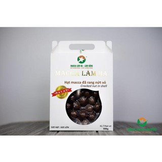 Hạt Macca Đã Rang Nứt Vỏ Size Lớn 500G [MaccaTâyNguyên-LâmHàLâmĐồng]