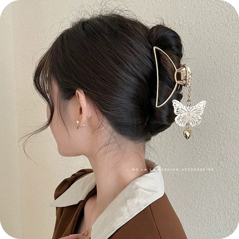 Kẹp tóc hình bướm - Gắp tóc nhiều mẫu- Khăn turban