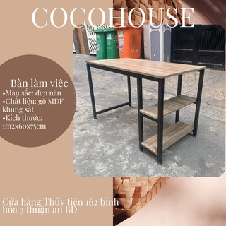 Bàn làm việc để CPU; bàn học sinh kèm 2 tầng đựng sách vở