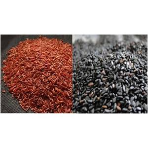 BỘT GẠO LỨC MÈ ĐEN HANDMADE NGUYÊN CHẤT 1KG (túi zíp)