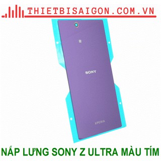 NẮP LƯNG SONY Z ULTRA MÀU TÍM [ NẮP LƯNG ĐẸP ]