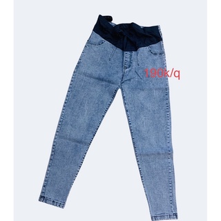 Quần baggy jean bầu