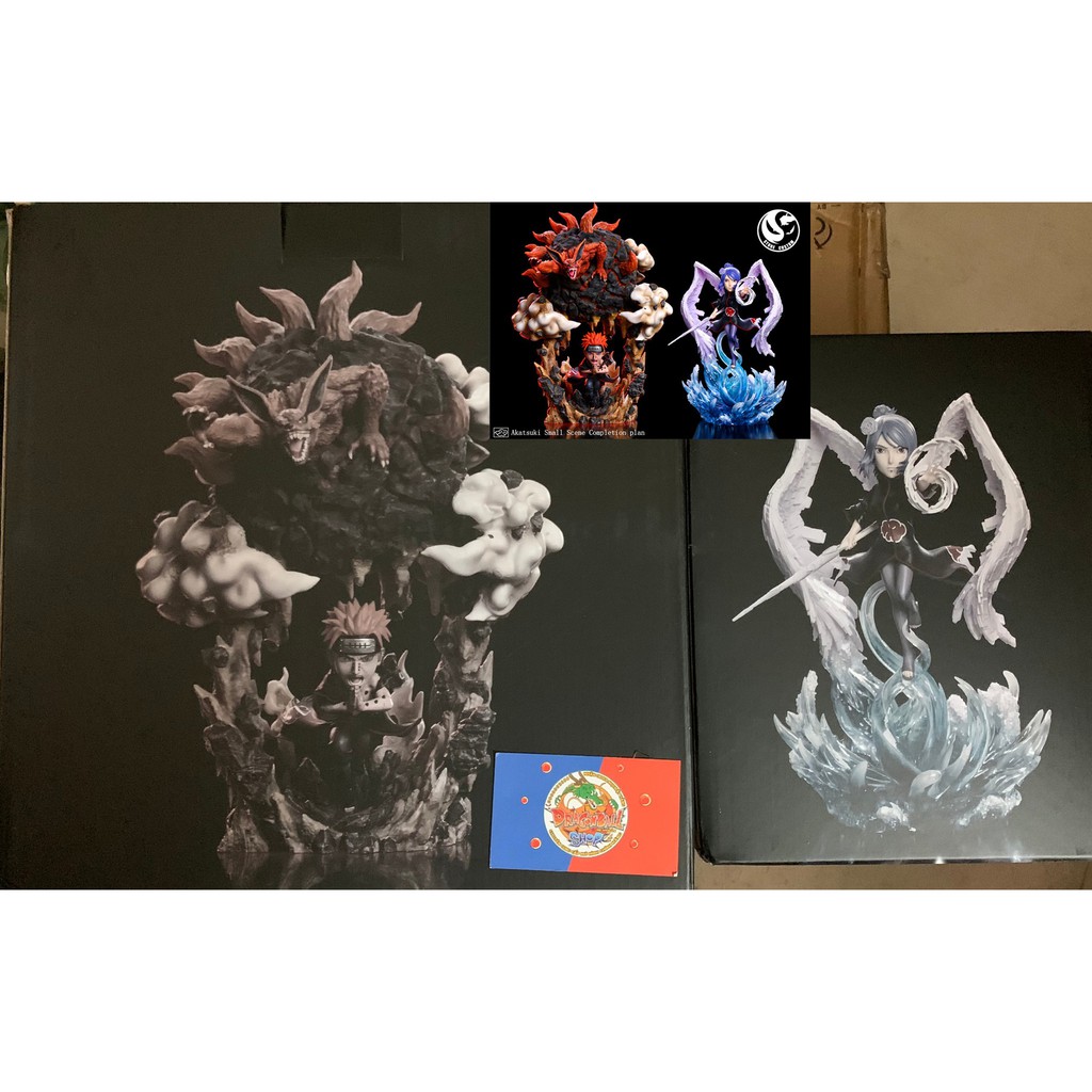 Mô hình Naruto Resin chính hãng - WCF Akatsuki Pain & Konan & Sasori & Deidara - ST Studio