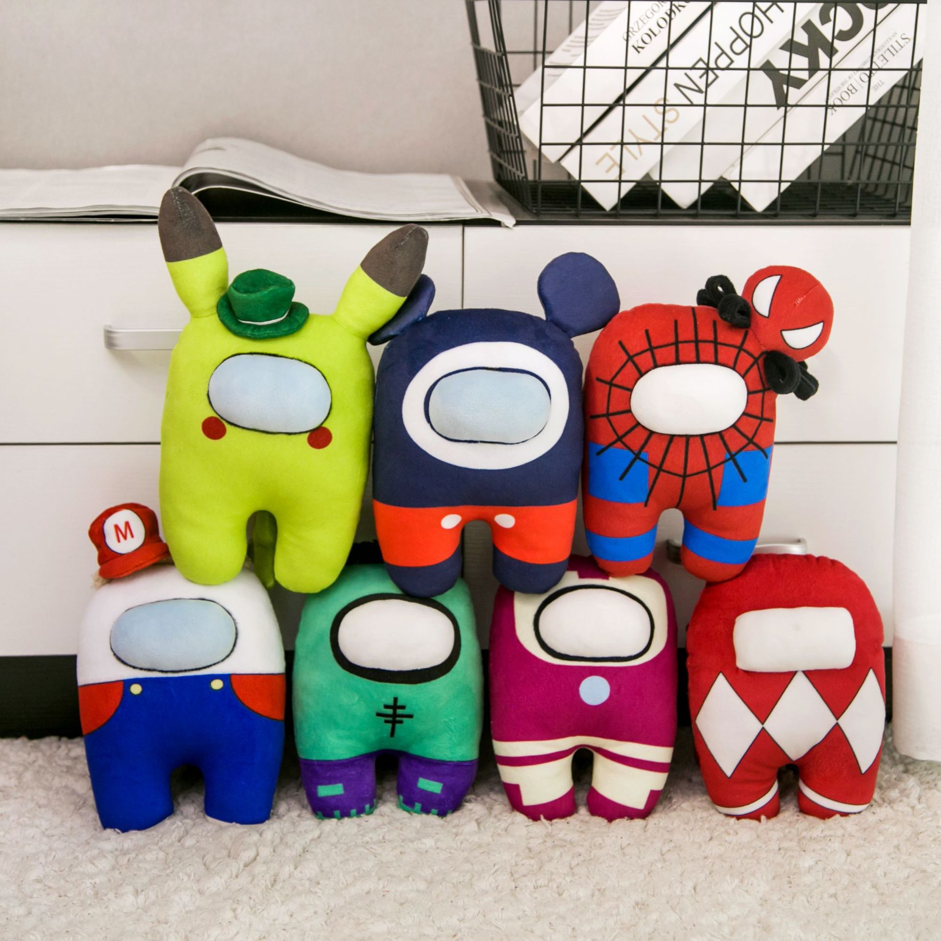 Star COD 20cm Among Us Plush Crewmate Plushie Kawaii cosplay marvel Stuffed Soft Game Plush Toy Lovely Stuffed Doll Pillow gifts