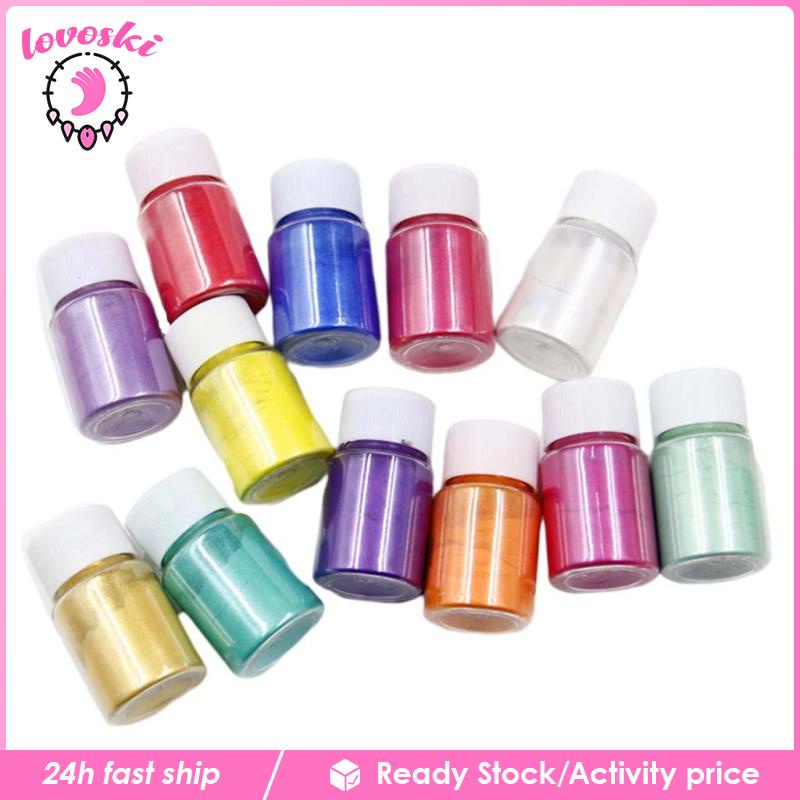 Bộ Màu Bột Khoáng Mica Resin Ánh Ngọc Trai Lấp Lánh DIY
