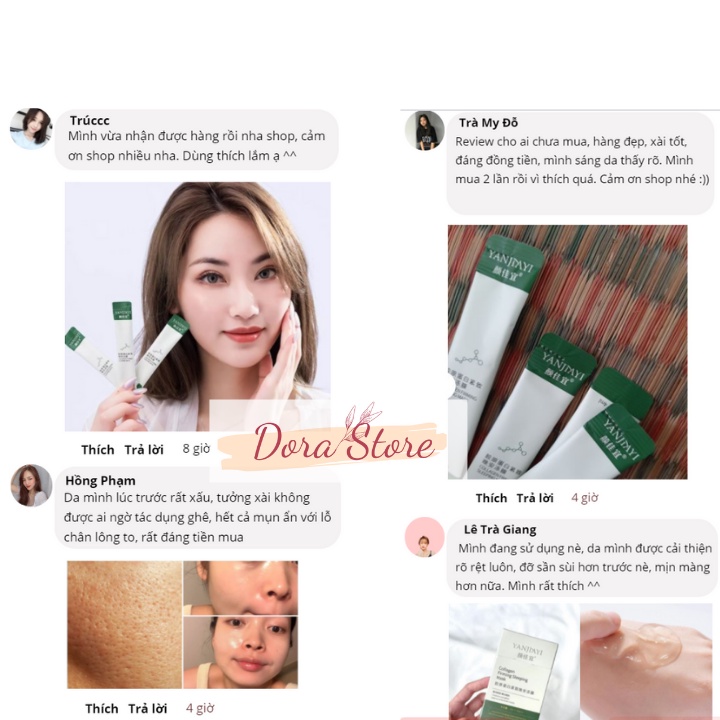 Mặt nạ ngủ collagen dạng thạch nâng cơ dưỡng trắng giúp da căng bóng trẻ hoá làn da (01 gói dùng thử) | BigBuy360 - bigbuy360.vn