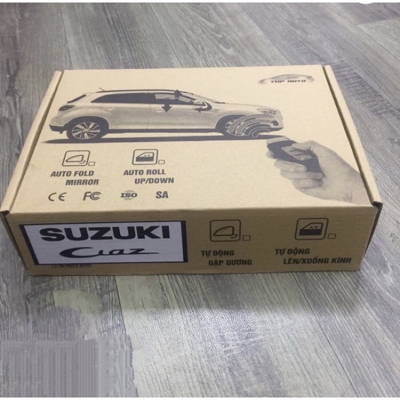 Tự động gập gương lên xuống kính Vios + Yaris đời 2014 đến 2021 Hãng Lasixi
