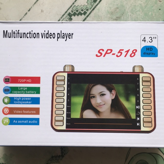 Máy nghe nhạc MP4 msp SP-518