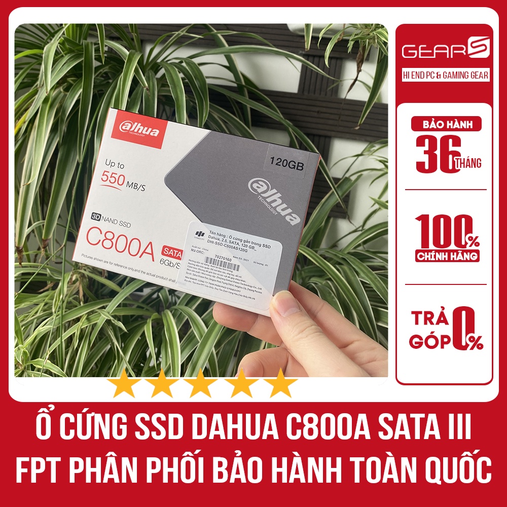 Ổ cứng SSD Dahua C800A Sata III - Bảo hành 36 Tháng chính hãng FPT