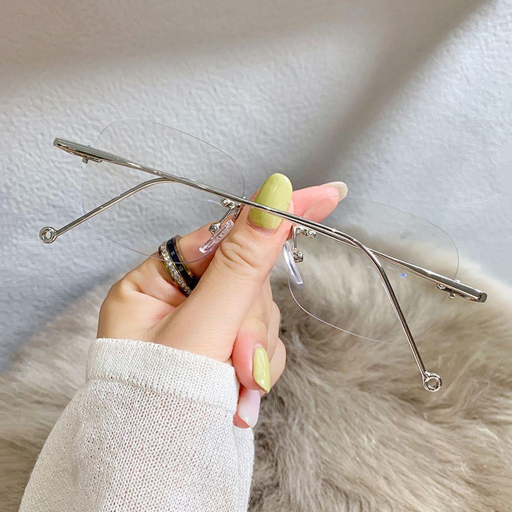 Mắt Kính Không Gọng Trong Suốt Chống Ánh Sáng Xanh Chất Lượng Cao