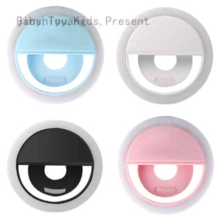 Đèn led tròn gắn điện thoại hỗ trợ chụp ảnh selfie