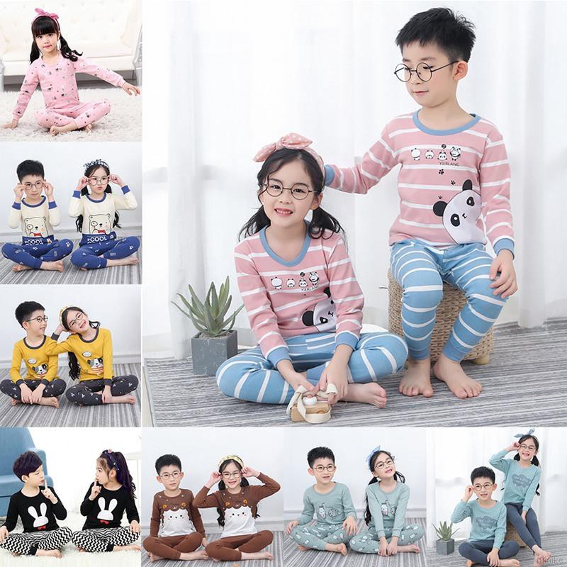 Bộ Đồ Ngủ Pijama Dài Tay Cho Bé Trai Và Gái