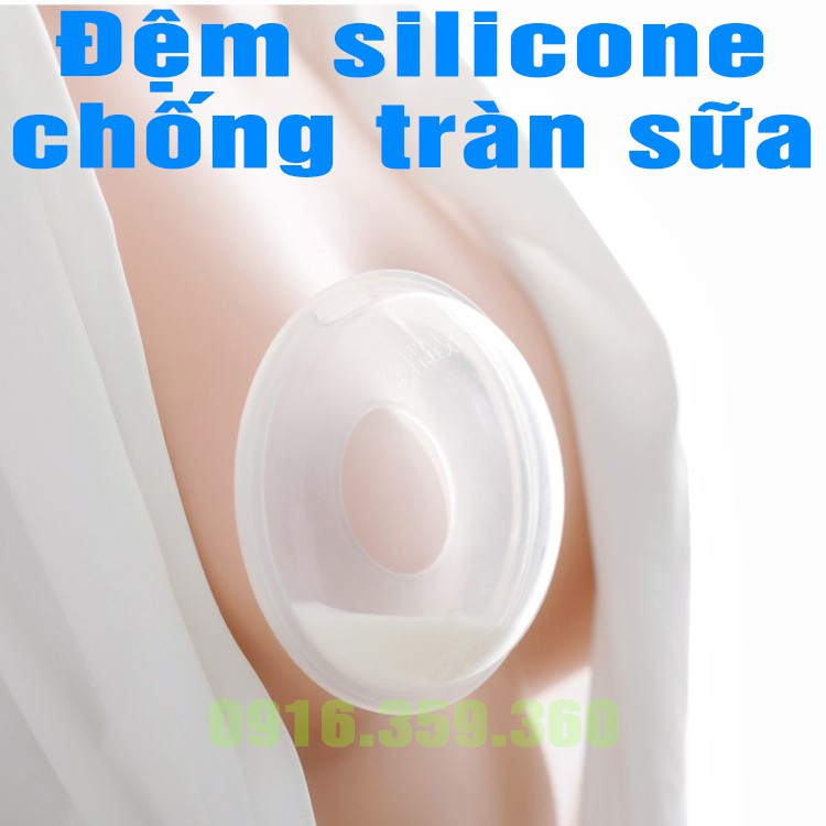 Đệm silicone chống tràn sữa 2 chiếc