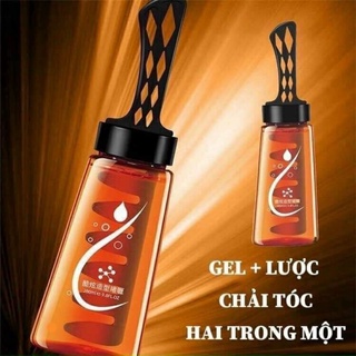 Gel Vuốt Tạo Kiểu Tóc Nam Kèm Lược 2 in 1
