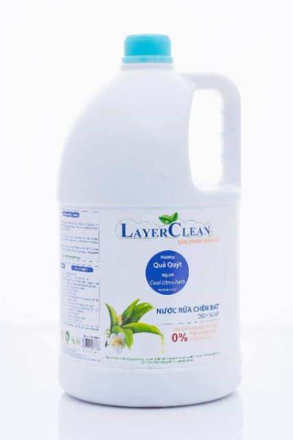 Nước rửa chén bát hữu cơ layer clean