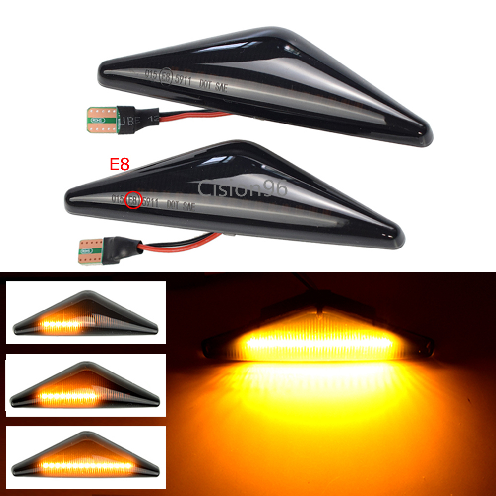 Bộ 2 Đèn Led Nhấp Nháy Báo Rẽ Cho Ford Mondeo Mk3 2000-2006 Focus Mk1 1998-2004