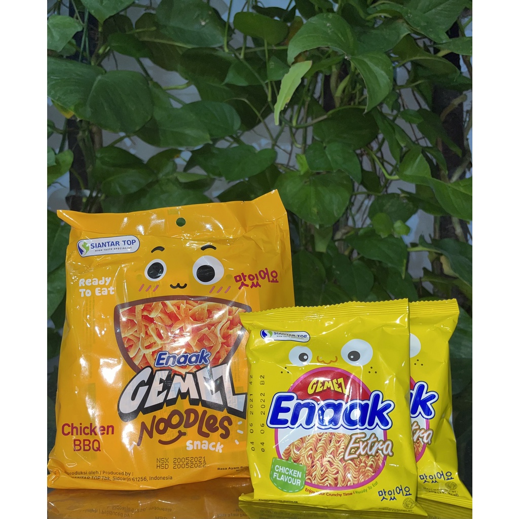 Snack Mì Hương Gà - Snack Noodle Chicken Flavor Gemez Enaak Extra (Hộp 24 gói x 30g) | WebRaoVat - webraovat.net.vn