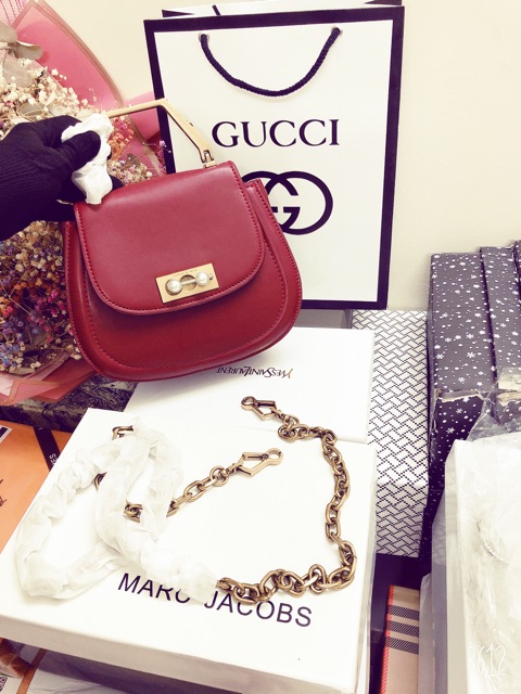 Túi cnk quai đính ngọc siêu đẹp