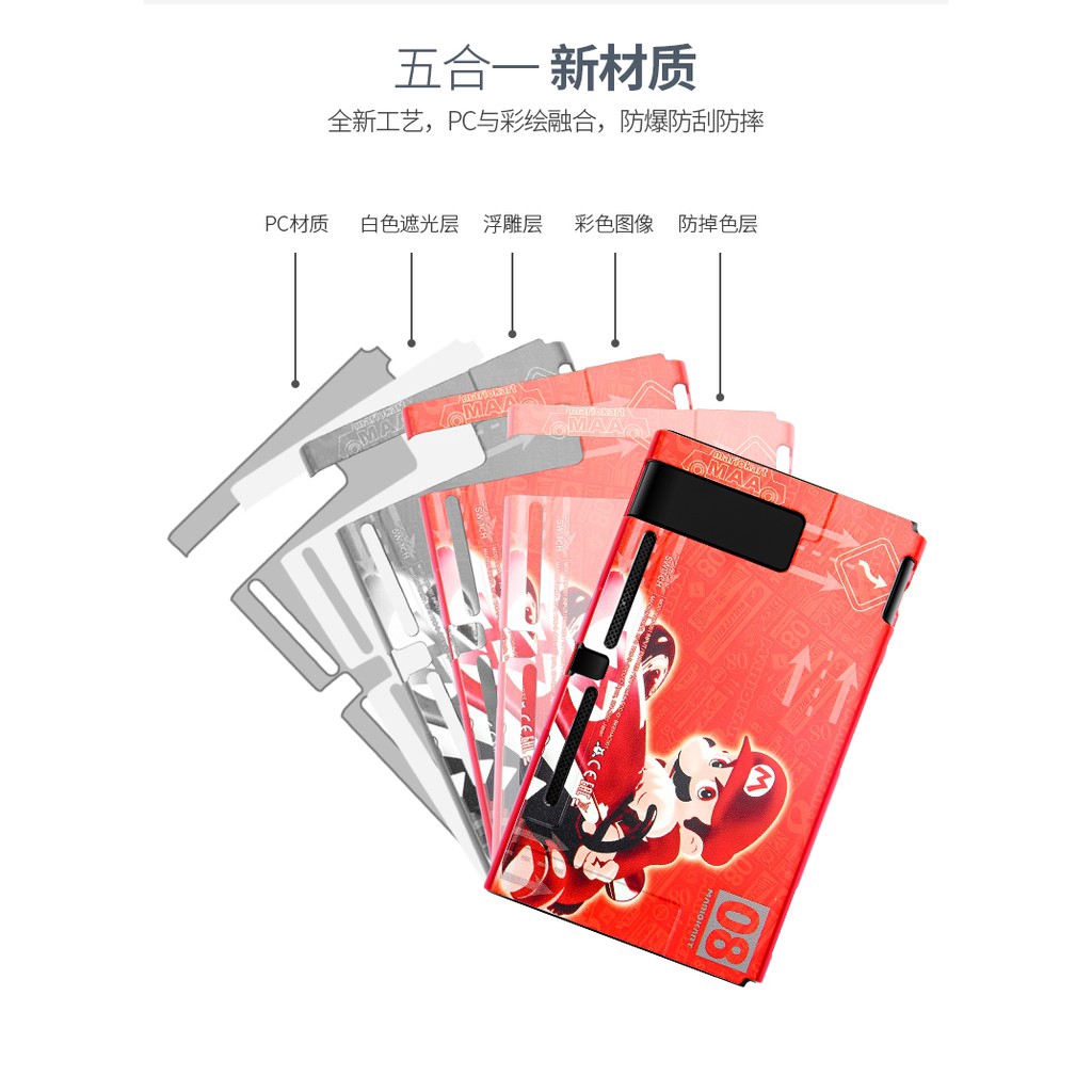 Ốp Bảo Vệ Cho Máy Chơi Game Nintendo Switch Kèm Phụ Kiện