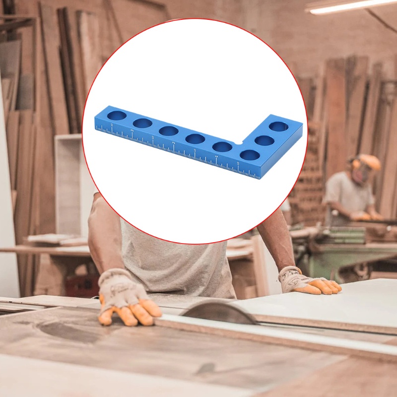 Thước Đo Chiều Cao Hình Chữ L 6 Kiểu Chuyên Dụng Cho Thợ Mộc