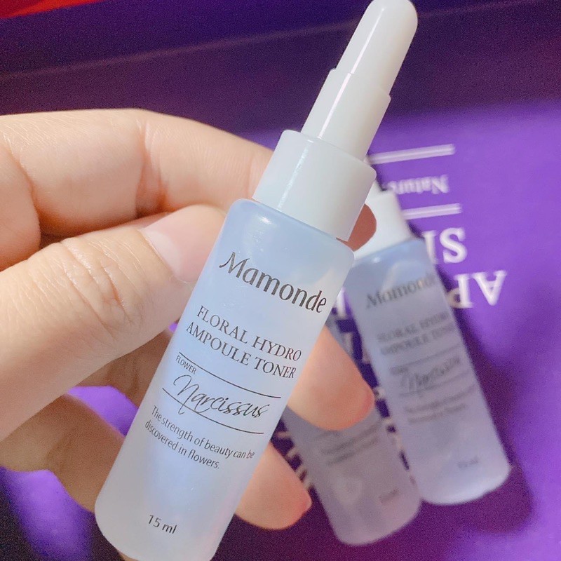 Nước Cân Bằng Mamonde Floral Hydro Ampoule Toner 15ml | BigBuy360 - bigbuy360.vn