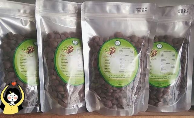 HẠT SACHI RANG MUỐI HALI NUTS 500G, PHÒNG NGỪA TIM MẠCH VÀ CHỐNG LÃO HÓA