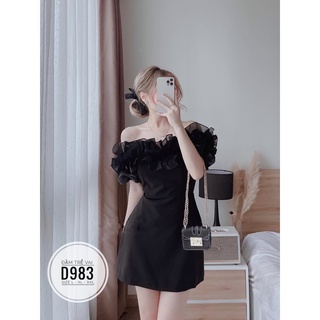 BIGSIZE Đầm trễ vai D983