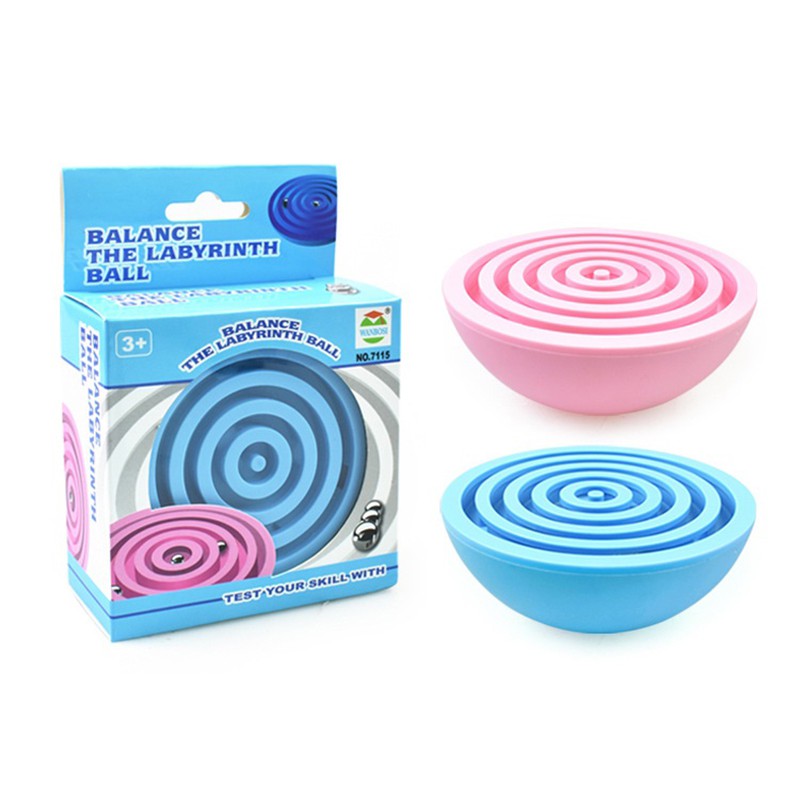 3D Puzzle Game Balance Labyrinth Ball Maze Ball Balance Labyrinth Ball Toys Quả Bóng Mê Cung 3d