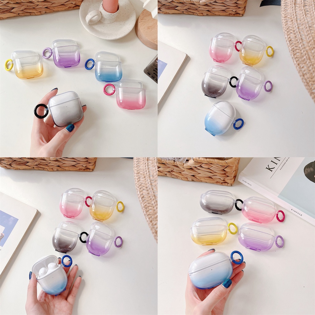 Vỏ Bảo Vệ Hộp Sạc Tai Nghe Không Dây Xiaomi Redmi Buds 4 Buds 3 pro TWS Bằng Silicon TPU Mềm Trong Suốt Chống Sốc