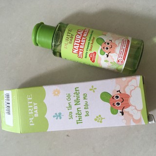 Sữa Tắm Gội Purité Baby Bơ Đậu Mỡ (Mini Size) Natural 2in1 60g