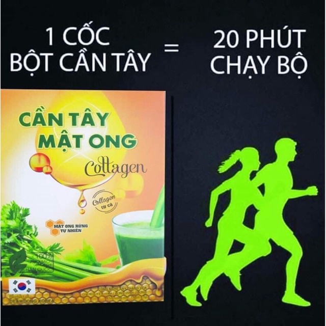 Cần tây mật ong collagen hàng chính hãng (15 gói)