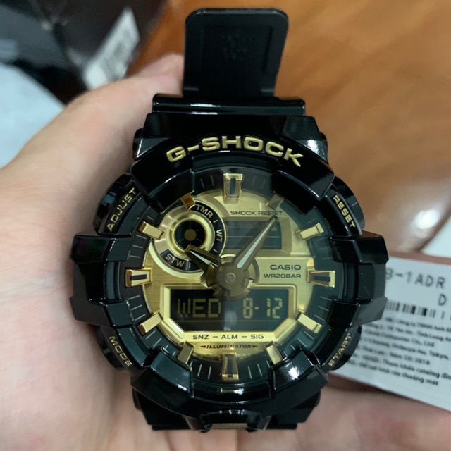 Đồng hồ nam dây nhựa G-Shock chính hãng Anh Khuê GA 700-1A