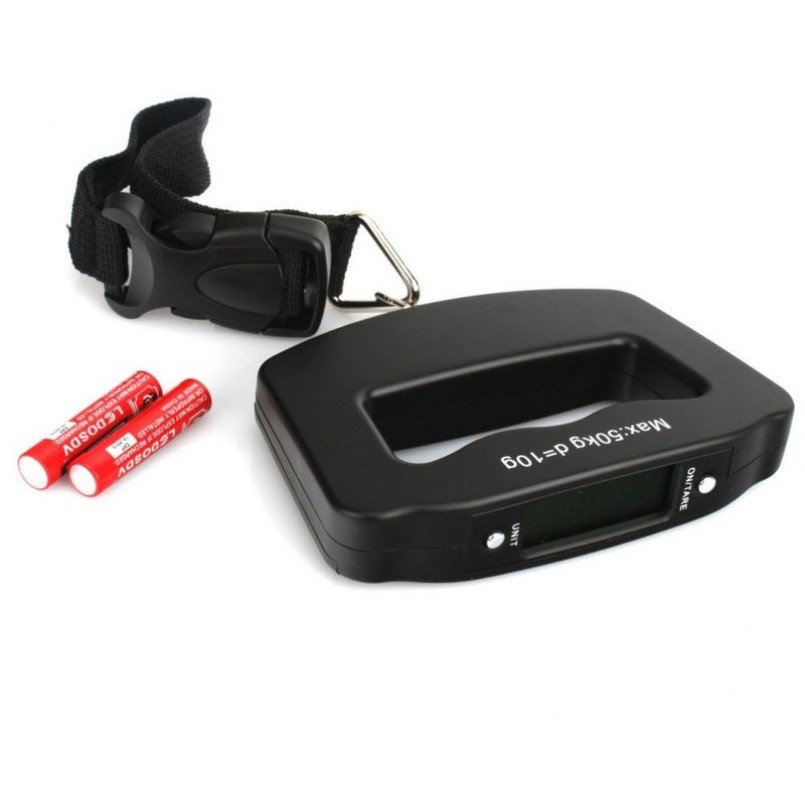 Cân điện tử cầm tay Electronic xách tay hành lý tối đa 50KG - cân hành lý