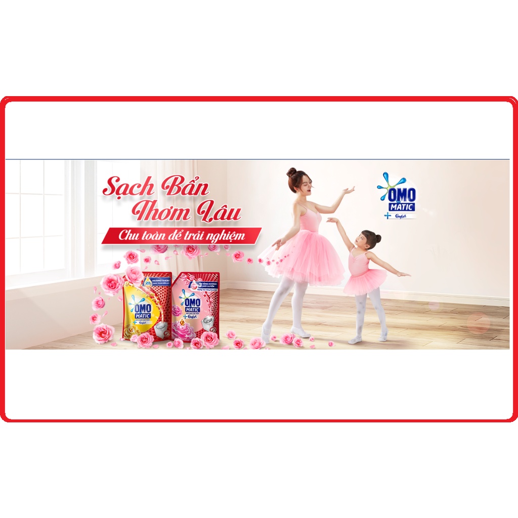 Nước Giặt OMO MATIC Túi 3,9Kg/3,6Kg