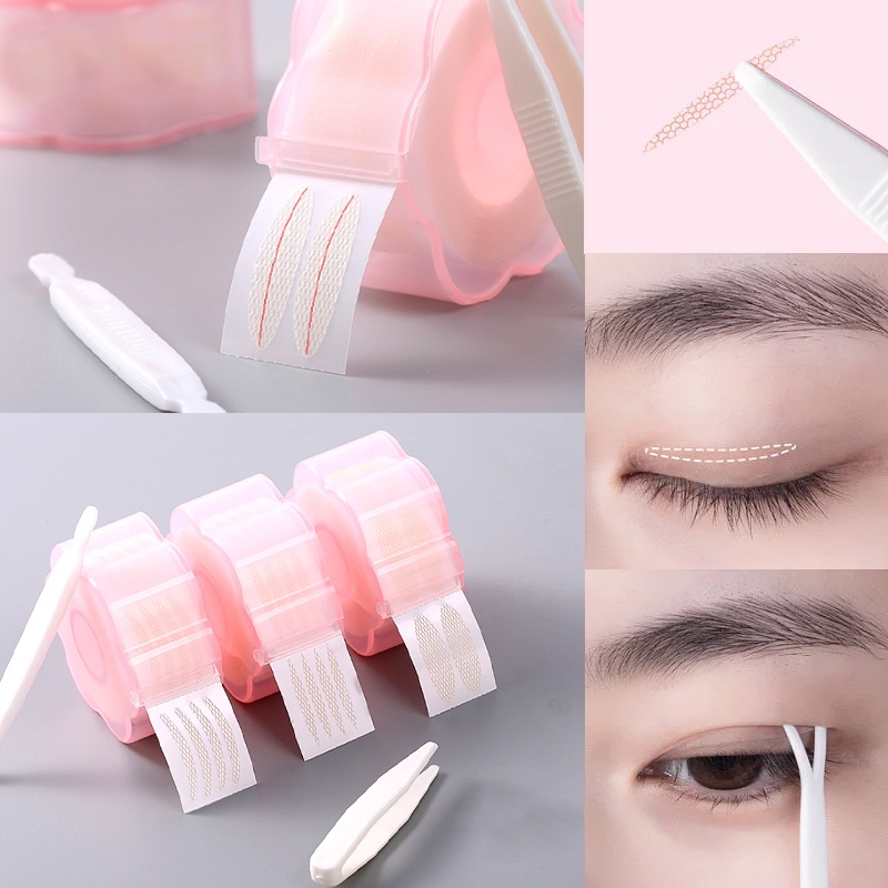 Bộ 360 Miếng Dán Kích Mí Vô Hình Không Để Lại Dấu Vết Lâu Trôi