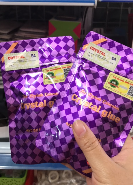 Keo nối mi crystal