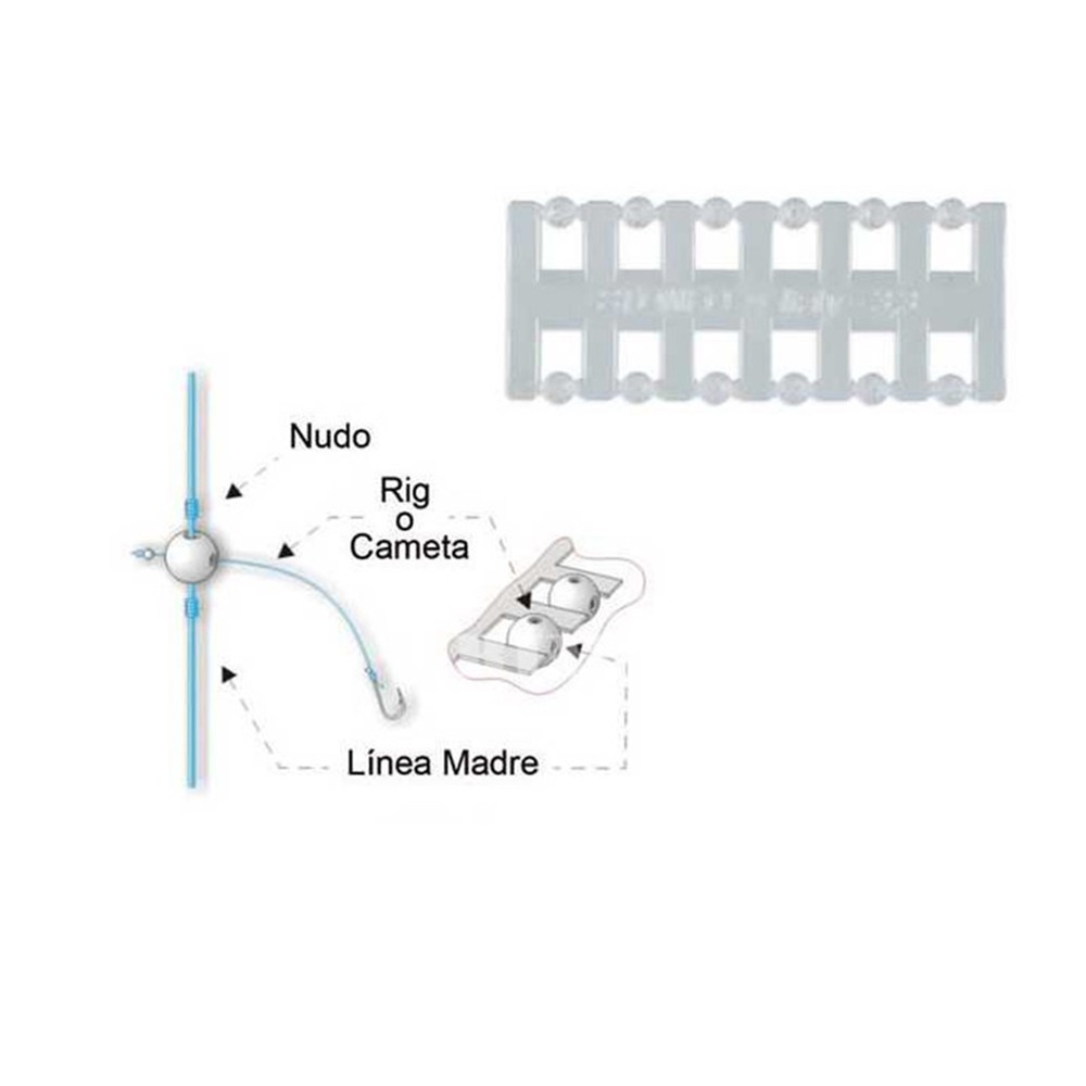 Set 100 Phụ Kiện Gắn Phao Câu Cá 47mm/50mm Trong Suốt