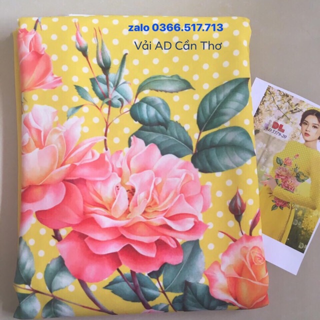 Chuyên sỉ lẻ Vải áo dàu in 3D