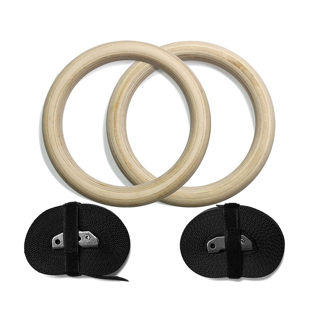 FLASH SALE🎁 Vòng xà gỗ Bạch Dương-Vòng xà treo Gymnastic Rings-freeship 50k-giảm giá rẻ vô địch-hà nội & tphcm