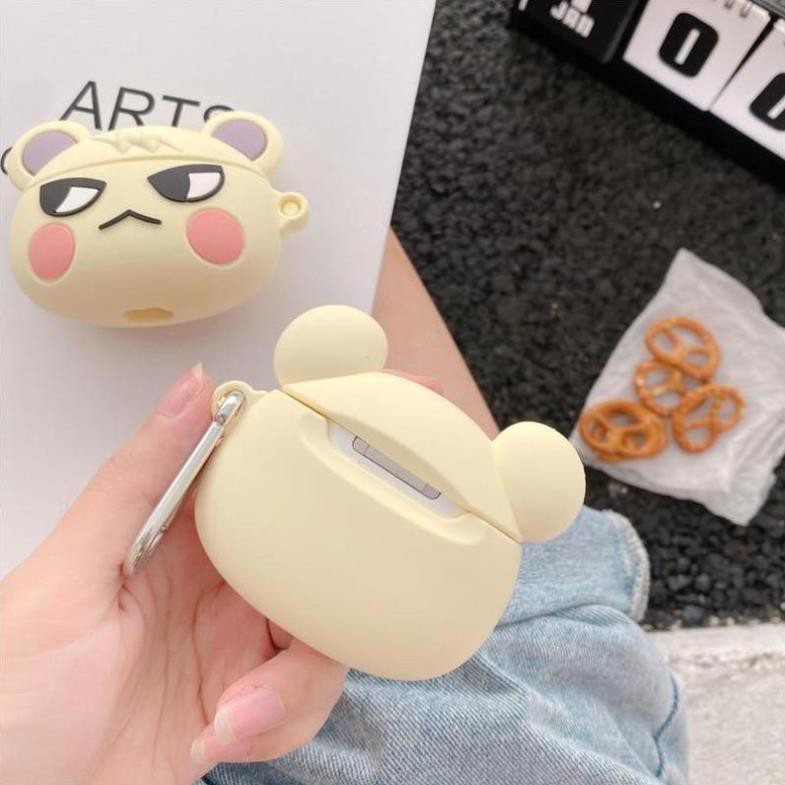 Case Airpod 1 2 ...Vỏ bao bọc bear Panda đựng tai nghe không dây Gấu Trúc airpods silicon tặng kèm dây đeo