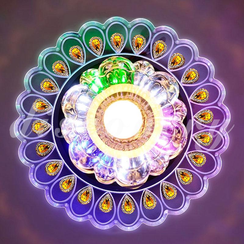 Led Colorful Peacock Ceiling Lamp Living Room Corridor Lamp 20Cm