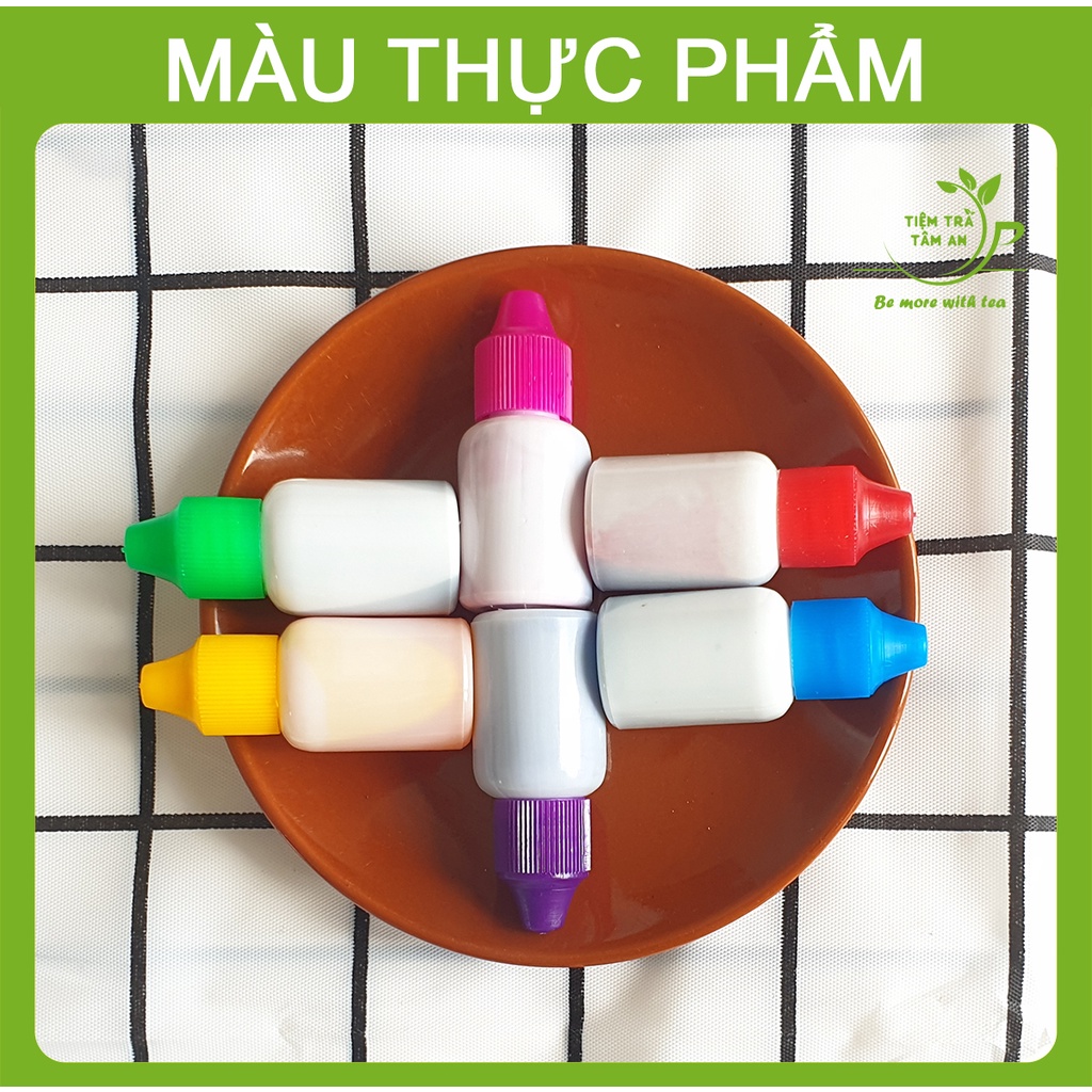 Màu thực phẩm Thiên Thành, màu nước thực phẩm Thiên Thành lọ 10 mL, phẩm màu - Tiệm Trà Tâm An