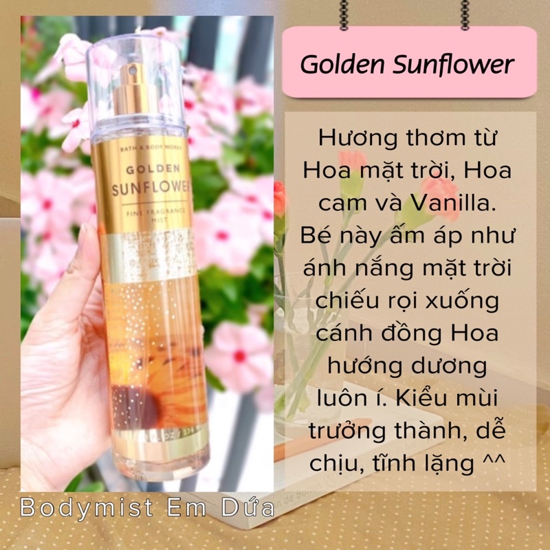 Xịt Thơm Toàn Thân - GOLDEN SUNFLOWER