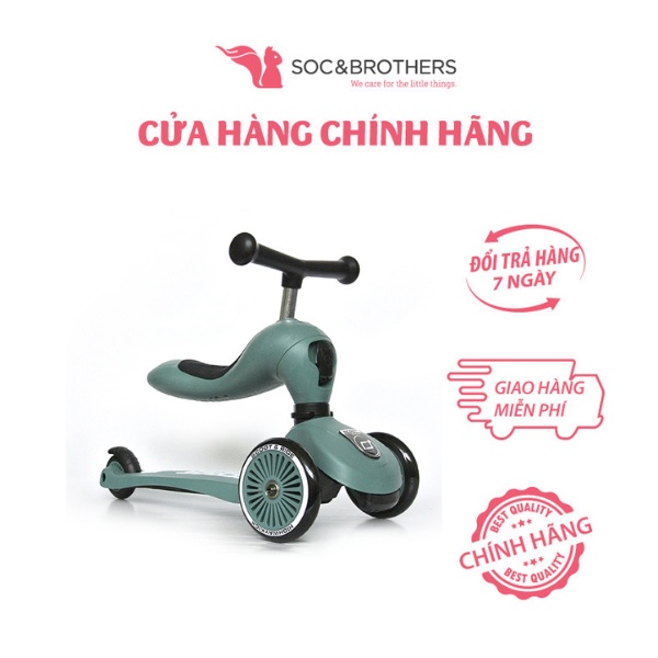 Xe scooter trẻ em Scoot and Ride Highwaykick 1 màu Forest