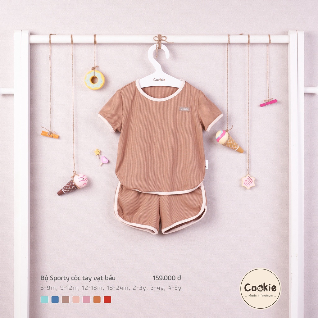 Bộ Sporty cộc tay Cookie