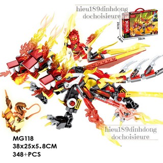 Lắp ráp xếp hình ninjago 118 : Rồng